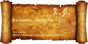 Kelemen Jarmila névjegykártya